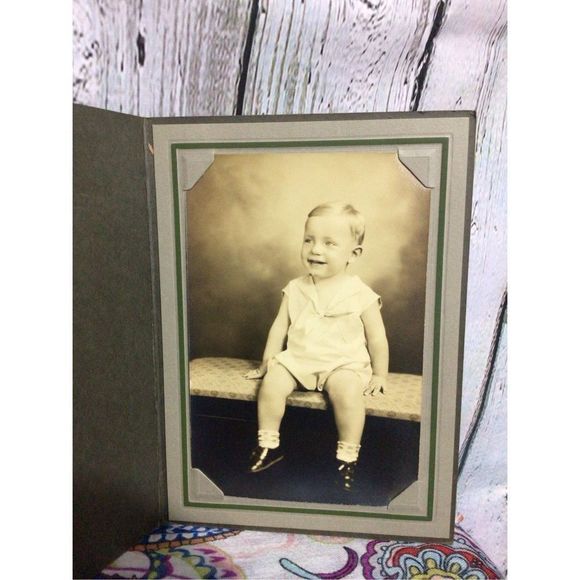 Antique Baby Photo Warren Laue Little Baby Boy Photo - Picture 6 of 9